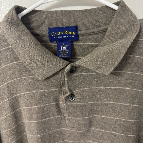 Club room by charter club men’s long sleeved shirt - Picture 2 of 5